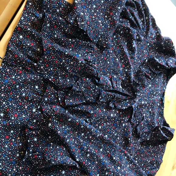 Madewell ruffled wrap top - Picture 4 of 4